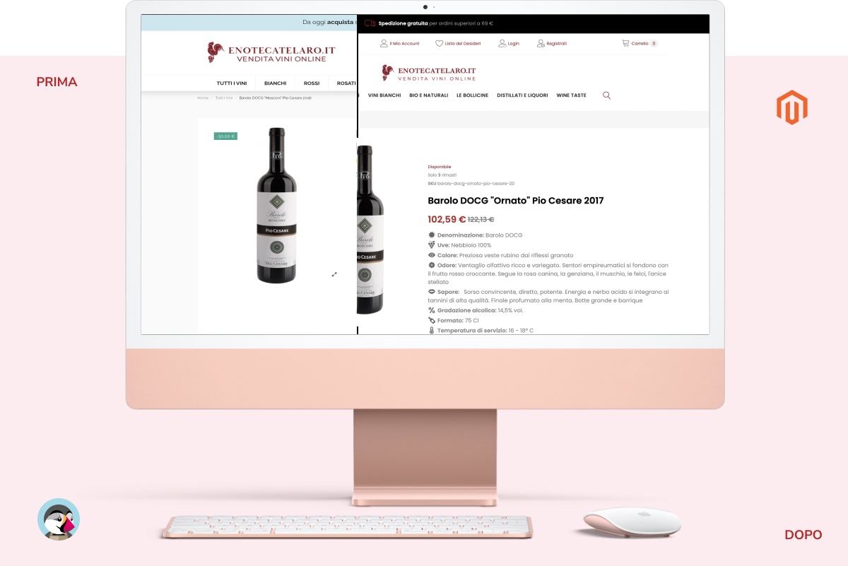 Enoteca Telaro E-commerce