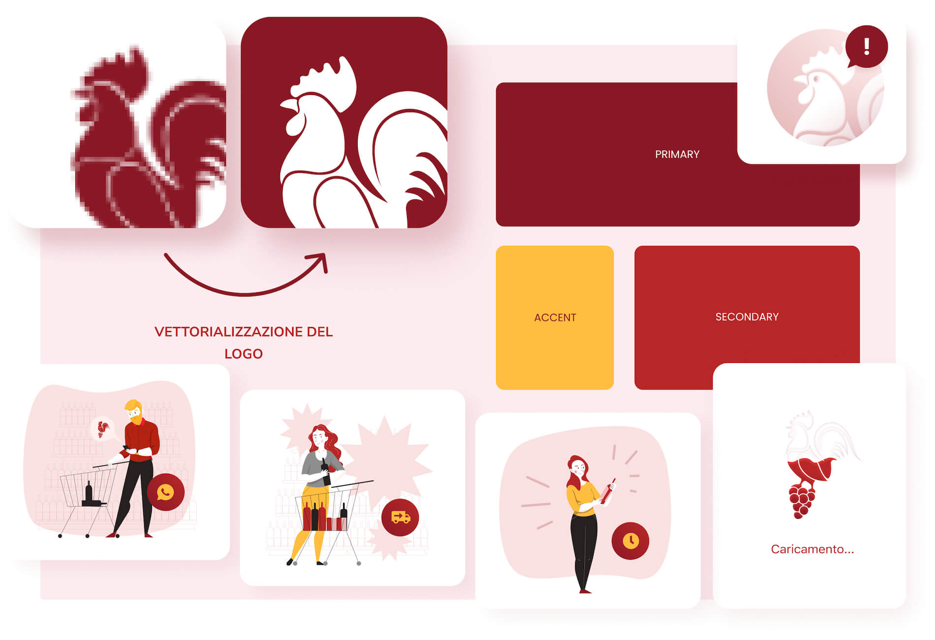 Enoteca Telaro Brand design